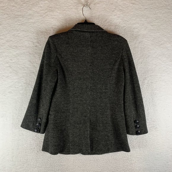 Cartonnier Blazer Jacket Sweater Women's Medium Notch Lapel Single Breasted 8575 - Picture 2 of 7
